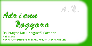 adrienn mogyoro business card