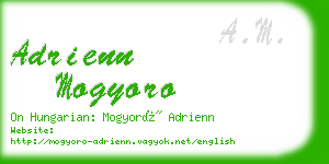 adrienn mogyoro business card